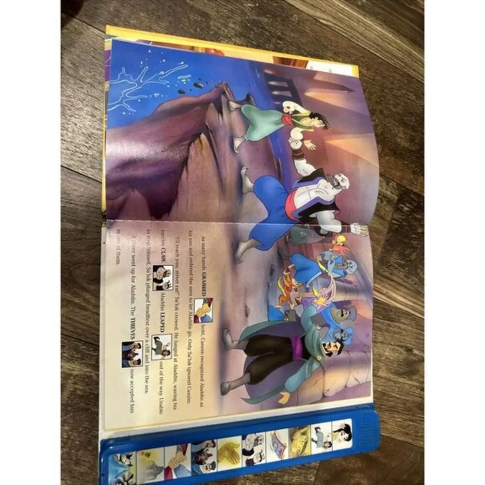 Disney's Aladdin & The King of Thieves Sound Story‎ HB Book READ DESCRIPTION